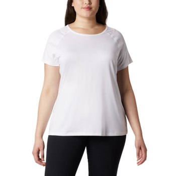 Dámské Tričko Columbia Peak To Point II Plus Size Bílé RSILEW560